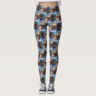 Saint Bernard Julfirande Säsong Leggings