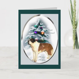 Saint Bernard-julklappar Helgkort