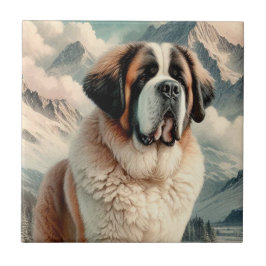 Saint Bernard Kakelplatta