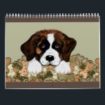 Saint Bernard Kalender<br><div class="desc">De här hedervärda Saint Bernard Art-produkterna skulle ge perfekten gåva.</div>