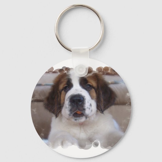 Saint Bernard Keychain Nyckelring (Framsida)