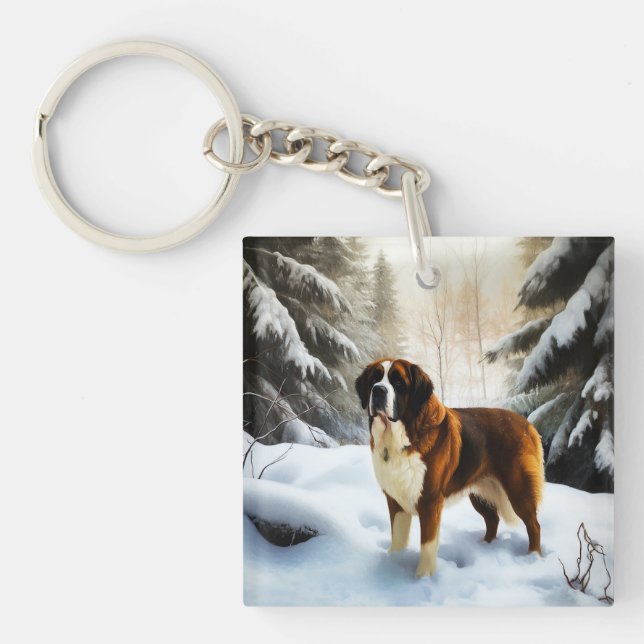 Saint Bernard Låt det snöa jul (Framsidan)