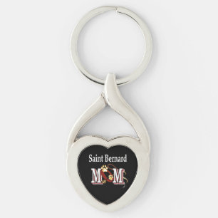 Saint Bernard MAMMA Gifts Twisted Heart Silverfärgad Nyckelring