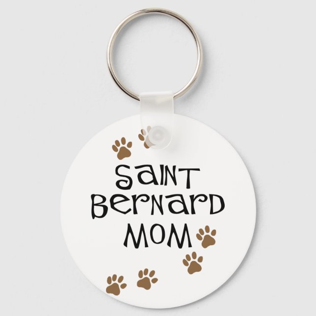 Saint Bernard Mamma Nyckelring (Framsida)
