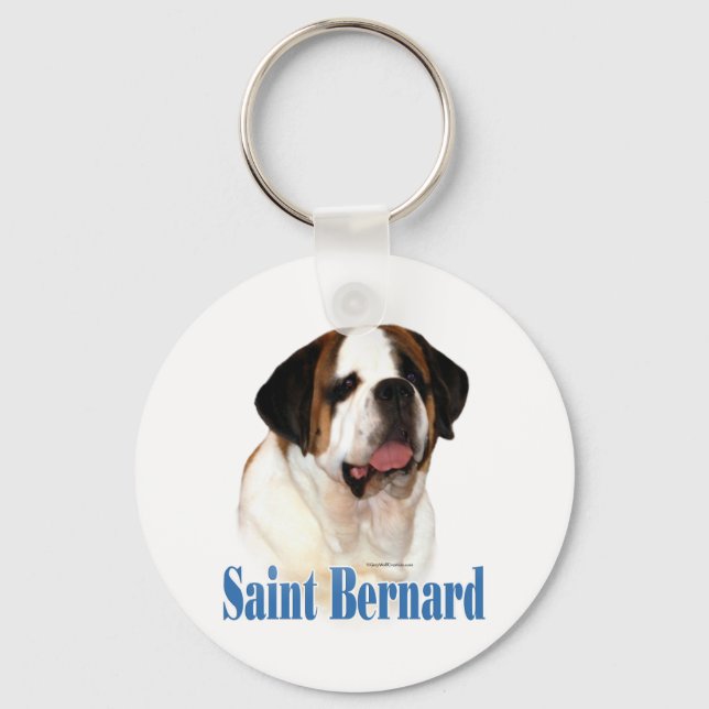 Saint Bernard Namn Nyckelring (Framsida)