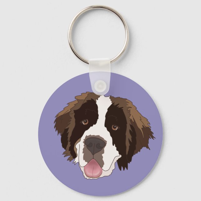 Saint Bernard Nyckelring (Framsida)