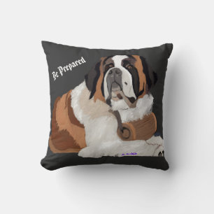 Saint Bernard och Keg: Bered. Kudde
