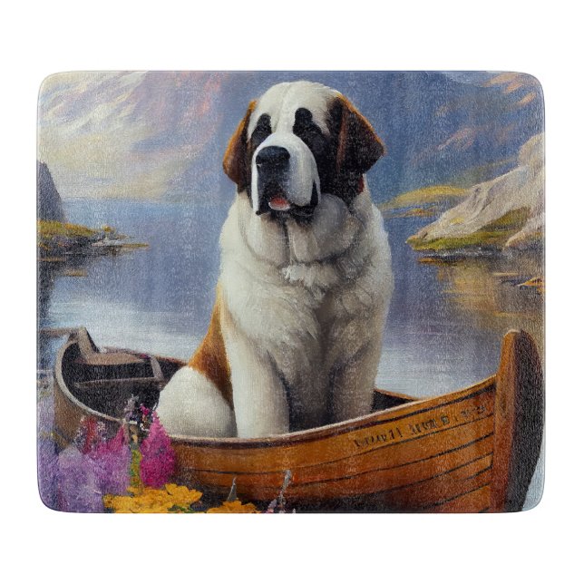 Saint Bernard på en paddel: Ett naturskönt äventyr (Framsidan)