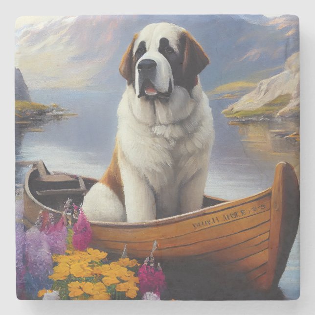 Saint Bernard på en Paddle: En Scenia Äventyr Stenunderlägg (Framsidan)