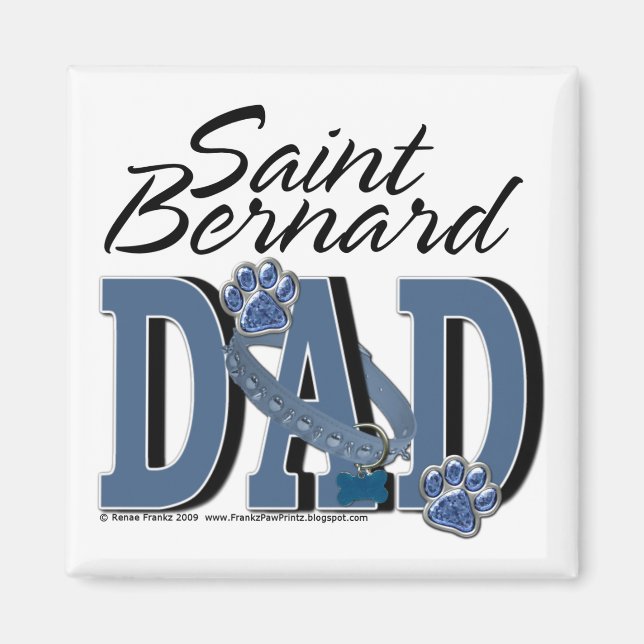 Saint Bernard PAPPA Magnet (Framsidan)