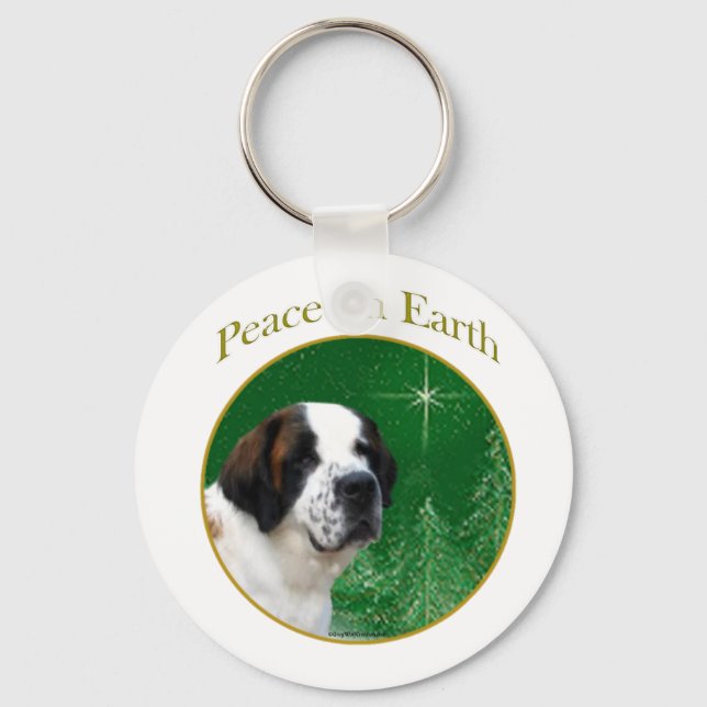 Saint Bernard Peace Nyckelring (Framsida)