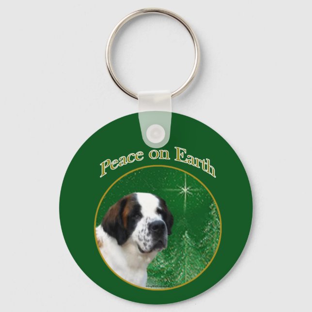 Saint Bernard Peace Nyckelring (Framsida)