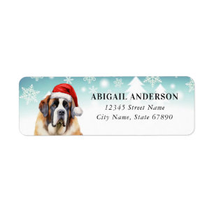 Saint Bernard Returetiketters Returadress Etikett