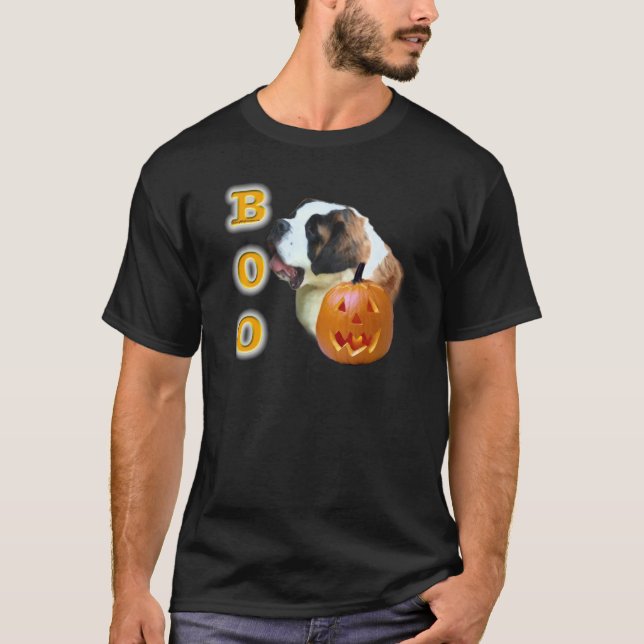 Saint Bernard (Rough) Boo T Shirt (Framsida)
