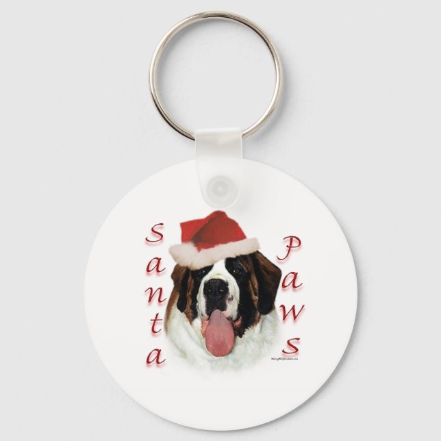 Saint Bernard Santa Tassar Nyckelring (Framsida)