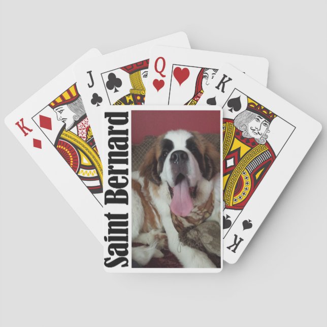 Saint Bernard-spelkort Spel Kort (Baksidan)