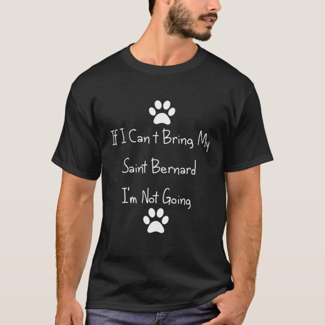Saint Bernard St Bernard T Shirt (Framsida)