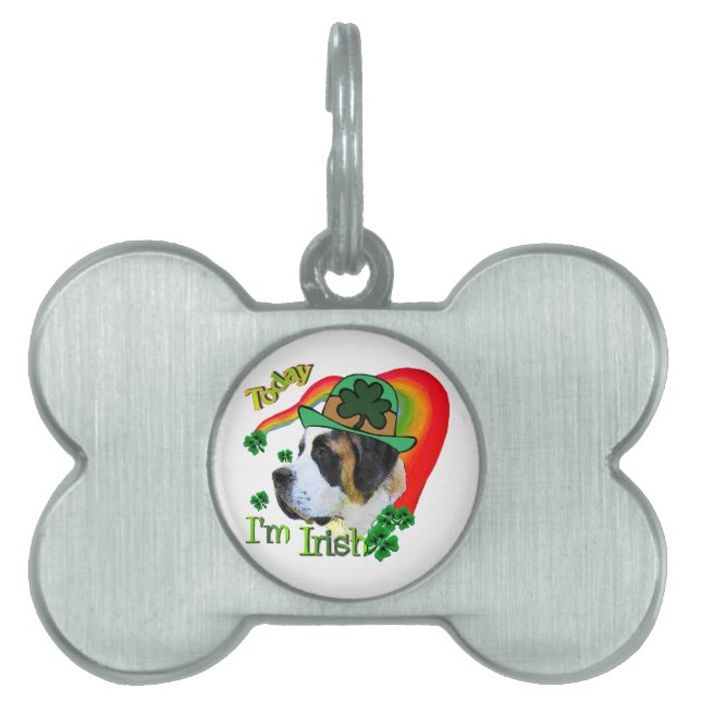 Saint Bernard St Patricks Namnbricka Husdjur (Framsidan)