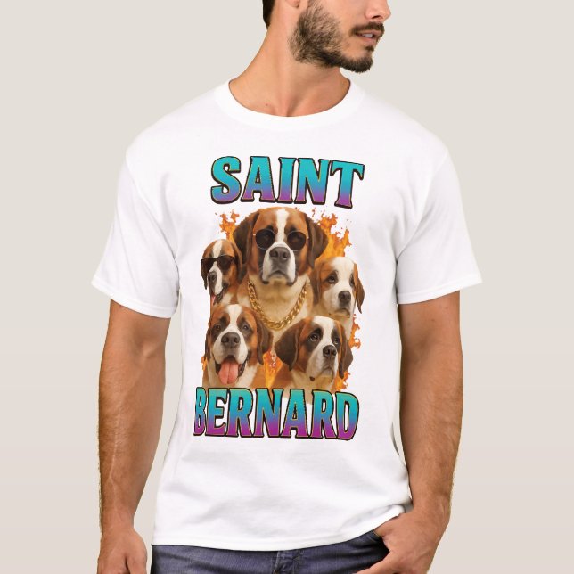 Saint Bernard  T Shirt (Framsida)