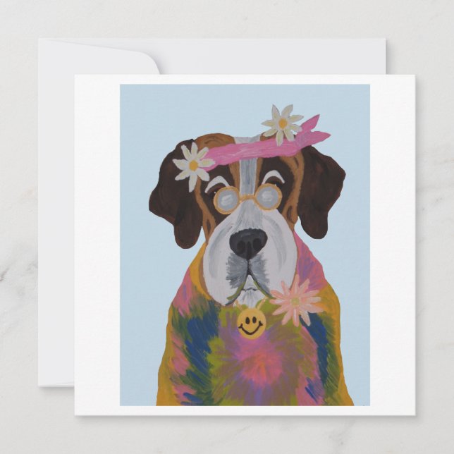 Saint Bernard  Tack Kort (Framsida)