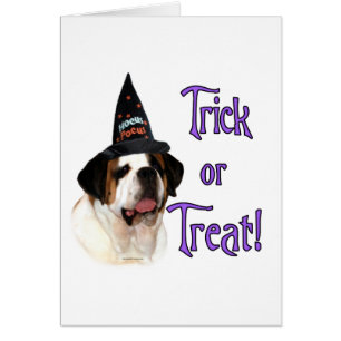 Saint Bernard Trick Hälsningskort