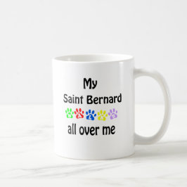 Saint Bernard Walks Design Kaffemugg
