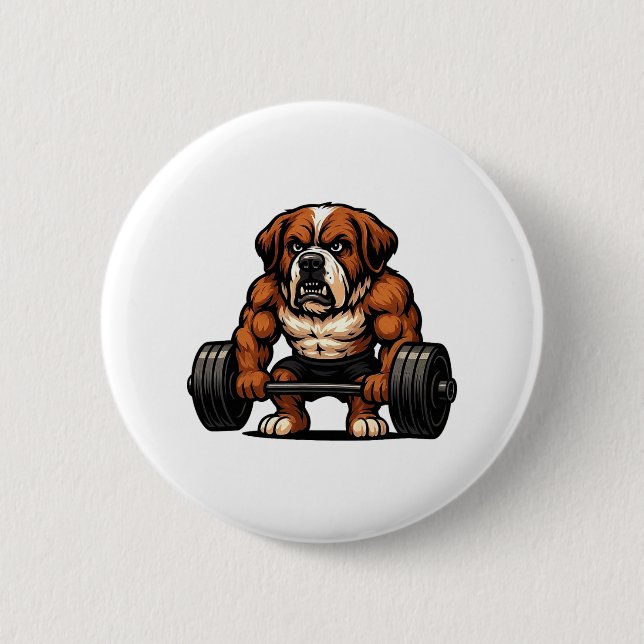 Saint Bernard Weightlift Bodybuilding der Workout  Knapp (Framsida)