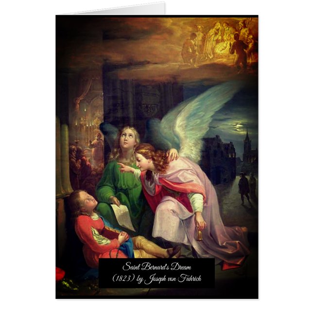 Saint Bernards dröm Hälsningskort (Framsidan)