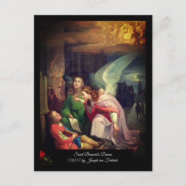 Saint Bernards dröm Vykort (Framsida)