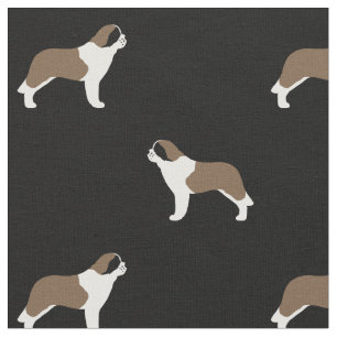 Saint Bernards Hundrasmönster Tyg