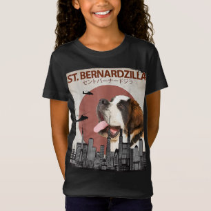 Saint Bernardzilla Funny Saint Bernard Hundälskare T Shirt