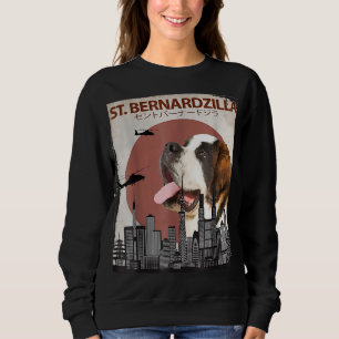 Saint Bernardzilla Funny Saint Bernard Hundälskare T Shirt