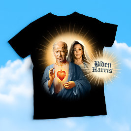 Saint Biden Harris Prayer Candle T Shirt