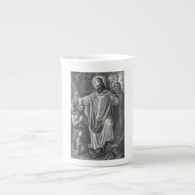 Saint Boniface English Benedicine munk Benporslin Mugg (Framsidan)