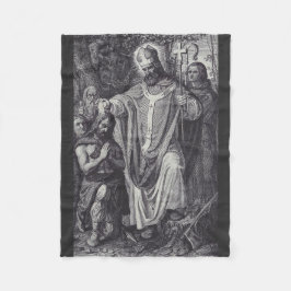 Saint Boniface English Benedicine munk Fleecefilt