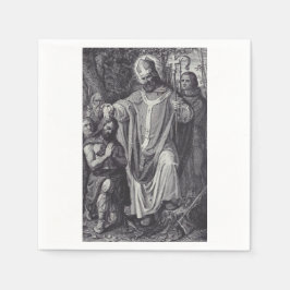 Saint Boniface English Benedicine munk Pappersservett