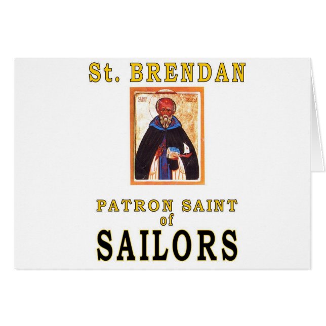 SAINT BRENDON HÄLSNINGSKORT (Framsidan Horizontal)