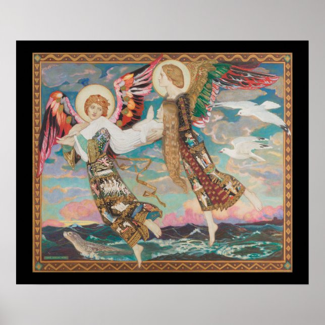 Saint Bride. 1913 av John Duncan Poster (Framsidan)