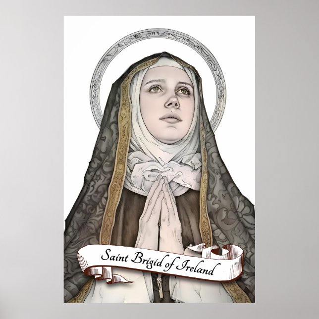 Saint Brigid i Irland Poster (Framsidan)