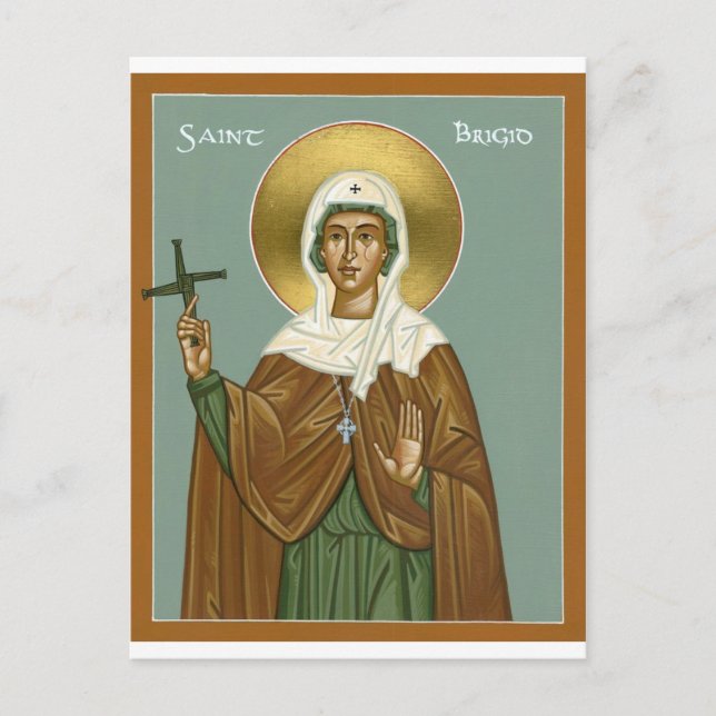 Saint brigid i Irland - vykort (Framsida)