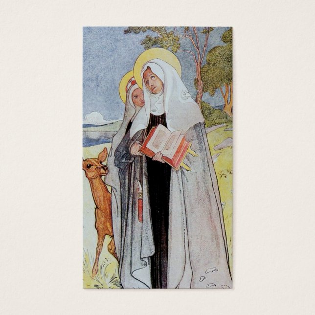 Saint Broar och Hjort Visitkort (Framsidan)