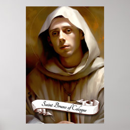 Saint Bruno i Köln Poster