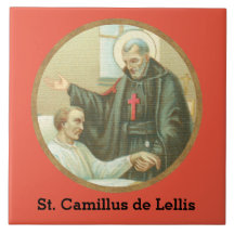 Saint Camillus Comforting an Ogiltigt (M 021)