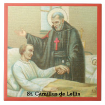 Saint Camillus Comforting an Ogiltigt (M 021)