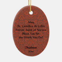 Saint Camillus de Lellis (SAU 37; för Nurses) Oval