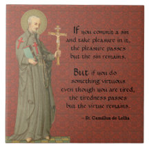 Saint Camillus de Lellis (SAU 37; med citat)