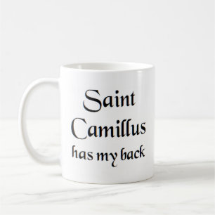 saint camillus kaffe mugg
