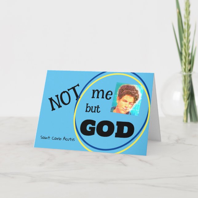 Saint Carlo Acutis-kort Kort (Framsida)