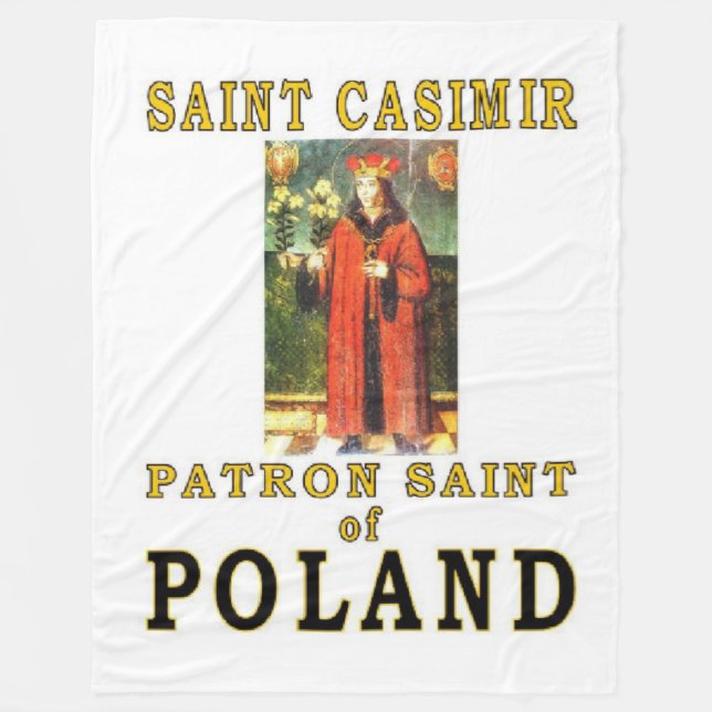 SAINT CASIMIR FLEECEFILT (Framsidan)