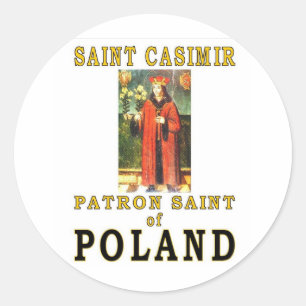 SAINT CASIMIR RUNT KLISTERMÄRKE